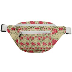 Retro 1880s Flowers Pattern 18 Fanny Pack by violetheavensky