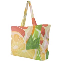 Citrus Fruit Healthy Vitamin Simple Shoulder Bag by Paksenen