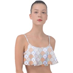 Shells Pattern Frill Bikini Top by designsbymallika