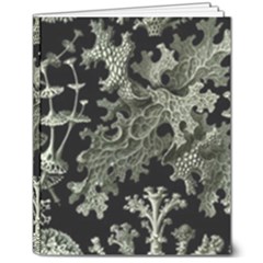 Weave Haeckel Lichenes Photobionten 8  X 10  Hardcover Notebook by Cemarart