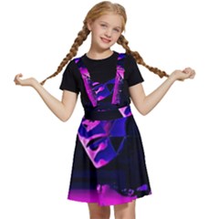 Counting Coup Ultraviolet Kids  Apron Dress by MRNStudios