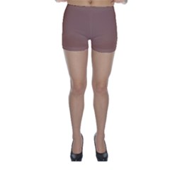 Mocha Mousse Hex Code #a47864 Skinny Shorts by dressshop