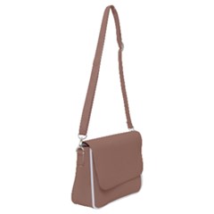 Mocha Mousse Hex Code #a47864 Shoulder Bag With Back Zipper by dressshop