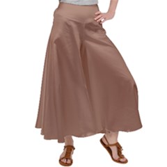 Mocha Mousse Hex Code #a47864 Women s Satin Palazzo Pants by dressshop