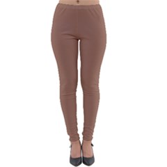 Mocha Mousse Hex Code #a47864 Lightweight Velour Leggings by dressshop