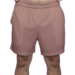 Mocha Mousse Hex Code #a47864 Men s Shorts by dressshop