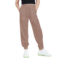 Mocha Mousse Hex Code #a47864 Kids  Joggers by dressshop