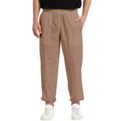 Mocha Mousse Hex Code #a47864 Men s Elastic Waist Pants by dressshop