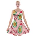 Avo Merry Christmas, Candies, Candy Cane Velvet Skater Dress View1