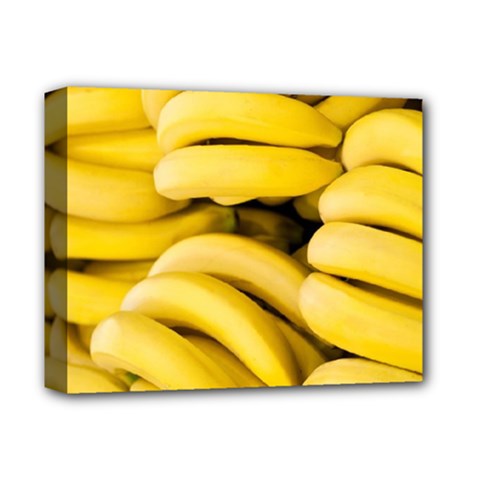 Bananas, Macro, Fruits, Ripe Bananas Deluxe Canvas 14  X 11  (stretched) by kyorashop23