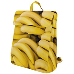 Bananas, Macro, Fruits, Ripe Bananas Flap Top Backpack by kyorashop23