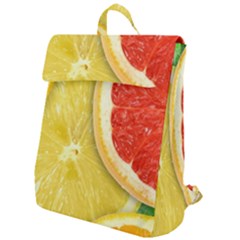 Fruit, Lemon Flap Top Backpack by kyorashop23