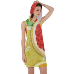 Fruit, Lemon Racer Back Hoodie Dress by kyorashop23