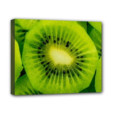 Kiwi Fruits, Close-up, Exotic Fruit Canvas 10  X 8  (stretched) by kyorashop23