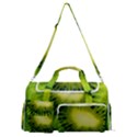 Kiwi Fruits, Close-up, Exotic Fruit Sports Gym Duffle Bag with Shoe Compartment View1