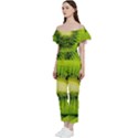 Kiwi Fruits, Close-up, Exotic Fruit Bardot Ruffle jumpsuit View2