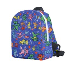 Grateful Dead Dancing Bears Pattern Kids  Age 2-4 Lightweight Preschool Backpack by Salmanaz77