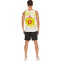 Make Tea Not War  Men s Wide Collar Tank Top View4