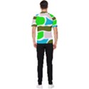 Geometric Bricks    Men s Short Sleeve Rash Guard View2