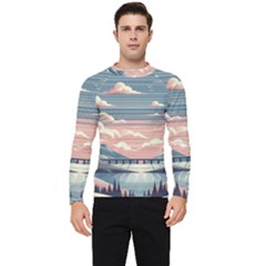 Artwork Painting Sculpture Nature Men s Long Sleeve Rash Guard by Salmanaz77