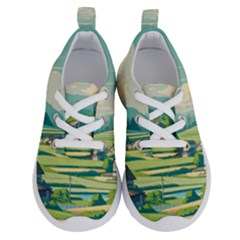 Countryside Meadow Rural Bloom Running Shoes by Salmanaz77