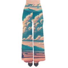 Mountains Countryside Agriculture So Vintage Palazzo Pants by Salmanaz77