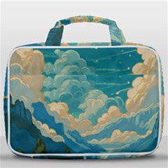 Mountains Rural Countryside Sky Travel Toiletry Bag With Hanging Hook by Salmanaz77