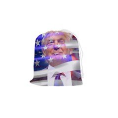 Donald Trump Flag Drawstring Pouch (small) by vintagetrump