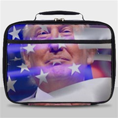 Donald Trump Flag Full Print Lunch Bag by vintagetrump