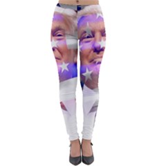 Donald Trump Flag Lightweight Velour Leggings by vintagetrump