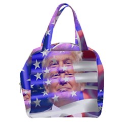 Donald Trump Flag Boxy Hand Bag by vintagetrump