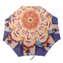 Orange Donald Trump Folding Umbrellas View1