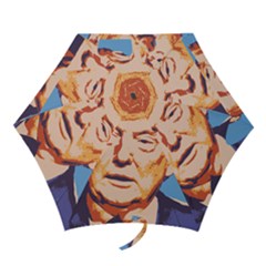 Orange Donald Trump Mini Folding Umbrellas by vintagetrump