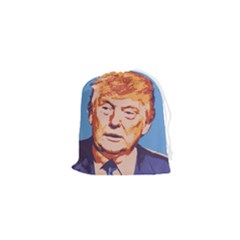 Orange Donald Trump Drawstring Pouch (xs) by vintagetrump