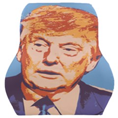 Orange Donald Trump Car Seat Back Cushion  by vintagetrump