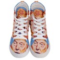 Orange Donald Trump Women s Hi-Top Skate Sneakers View1