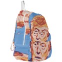 Orange Donald Trump Foldable Lightweight Backpack View3