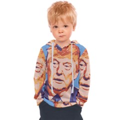 Orange Donald Trump Kids  Overhead Hoodie by vintagetrump