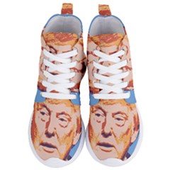 Orange Donald Trump Women s Lightweight High Top Sneakers by vintagetrump