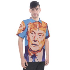 Orange Donald Trump Men s Polo T-shirt by vintagetrump