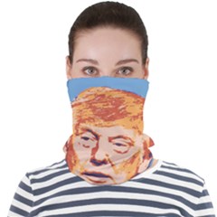 Orange Donald Trump Face Seamless Bandana (adult) by vintagetrump