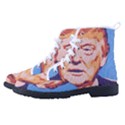 Orange Donald Trump Men s High-Top Canvas Sneakers View2