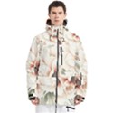 Floral Design 02 Men s Multi Pockets Zip Ski and Snowboard Waterproof Breathable Jacket View1