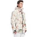 Floral Design 02 Men s Multi Pockets Zip Ski and Snowboard Waterproof Breathable Jacket View3