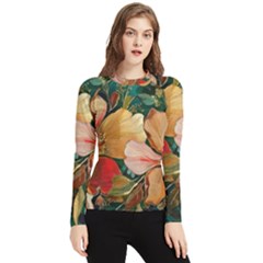  Floral Design 03 Women s Long Sleeve Rash Guard by myclothy