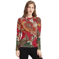 Floral Design 05 Women s Long Sleeve Rash Guard by myclothy