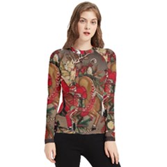 Christmas Art 01 Women s Long Sleeve Rash Guard by myclothy