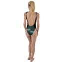 Geometric Design 01 High Leg Strappy Swimsuit View2