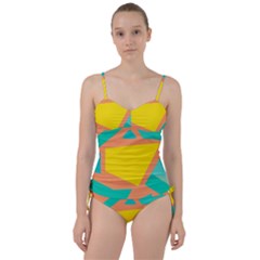 Geometric Design 02 Sweetheart Tankini Set by myclothy