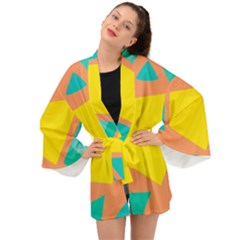 Geometric Design 02 Long Sleeve Kimono by myclothy